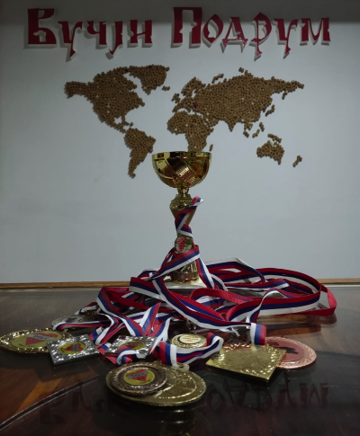 slika trofeja sa medaljama vucjeg podruma